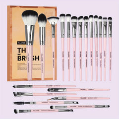 20pcs Makeup Brush Set Portable Case Foundation Powder Make Up Brushes Gift