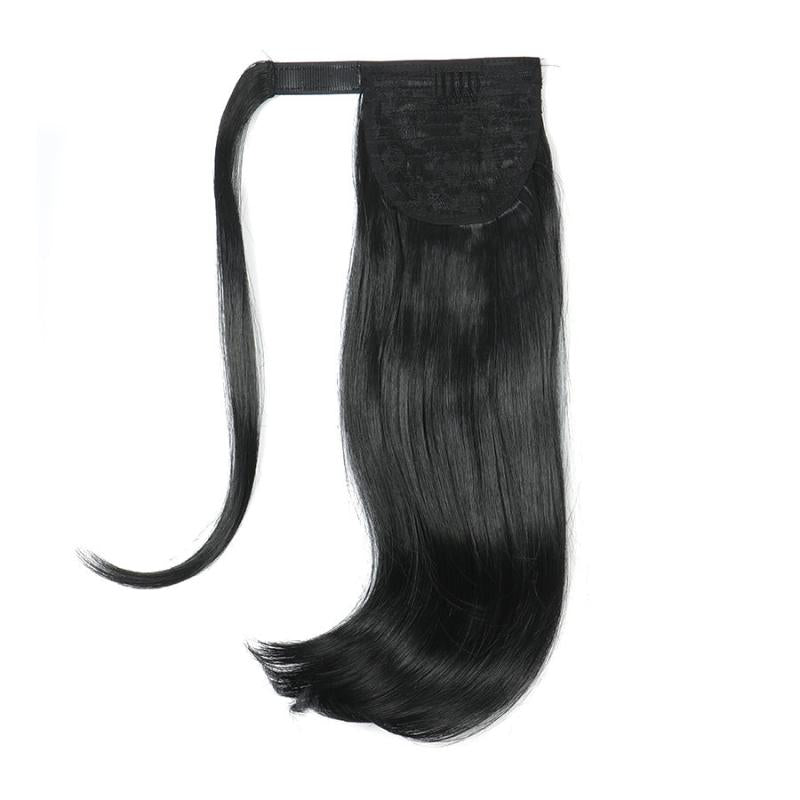 Natural Straight Ponytail Extension Clip In Hairpiece