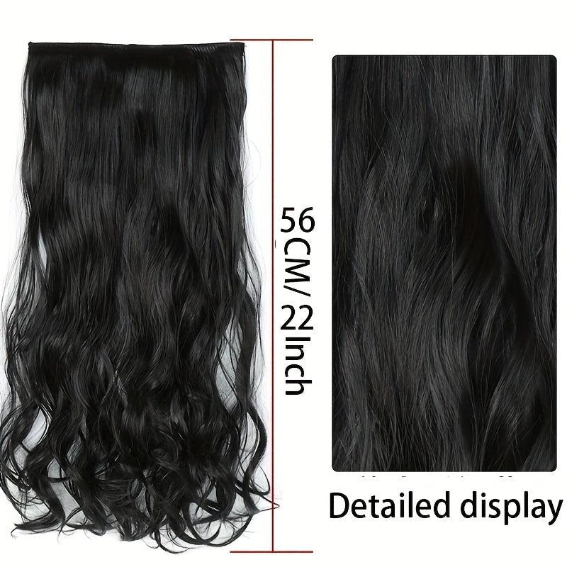 Long Wavy Clip In Hair Extensions, Beach Blonde