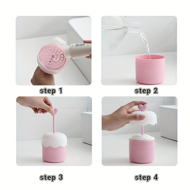 Portable Foam Maker Cup Bubble Foamer Facial Cleanser Foam Cup