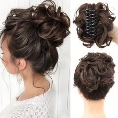 Messy Bun Hair Piece Tousled Updo Hairpiece