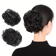 Messy Bun Hair Piece Tousled Updo Hairpiece
