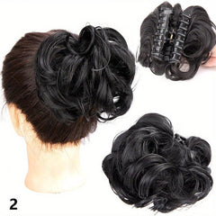 Messy Bun Hair Piece Tousled Updo Hairpiece