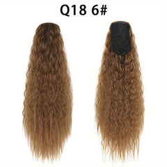 Curly Drawstring Ponytail Extension for Women - Afro Kinky Style