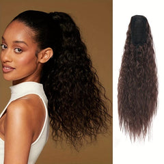 Curly Drawstring Ponytail Extension for Women - Afro Kinky Style