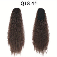 Curly Drawstring Ponytail Extension for Women - Afro Kinky Style