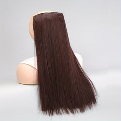 Natural Looking Long Straight 5 Clips Hair Extensions