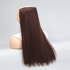 Natural Looking Long Straight 5 Clips Hair Extensions