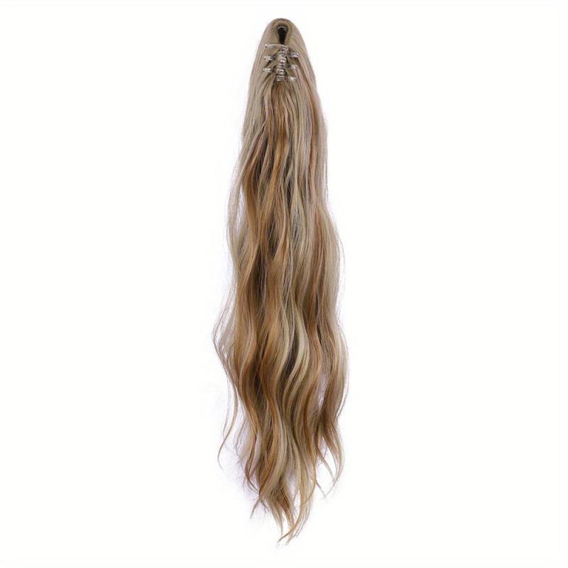 50 8 Cm Long Wacy Ponytail Extension Claw Clip In Hair Extensions For Women