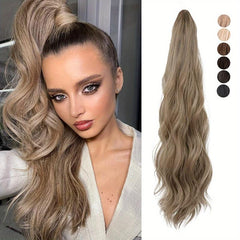 50 8 Cm Long Wacy Ponytail Extension Claw Clip In Hair Extensions For Women