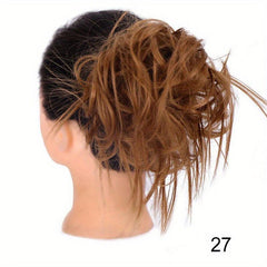 Messy Bun Hair Piece Synthetic Hair Extensions Ponytail Hairpiece