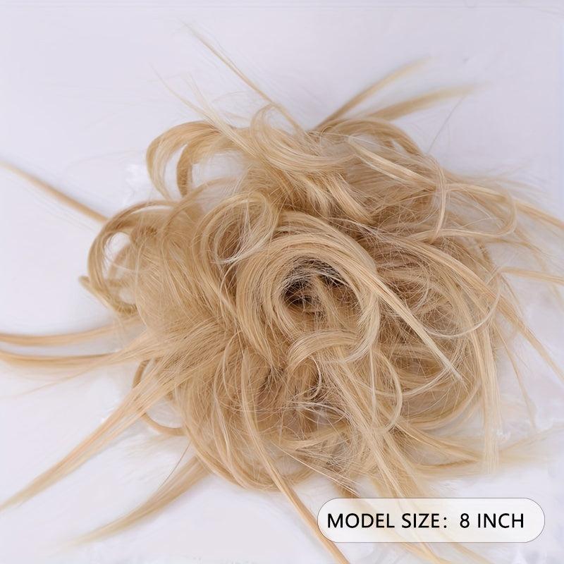 Messy Bun Hair Piece Synthetic Hair Extensions Ponytail Hairpiece