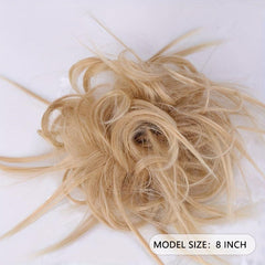 Messy Bun Hair Piece Synthetic Hair Extensions Ponytail Hairpiece