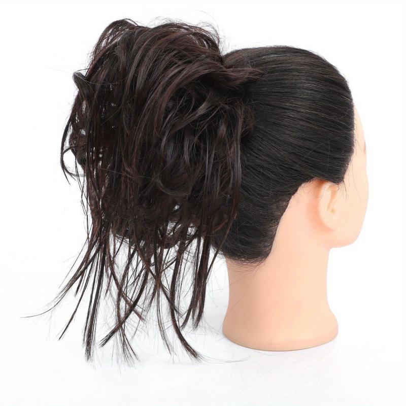 Messy Bun Hair Piece Synthetic Hair Extensions Ponytail Hairpiece