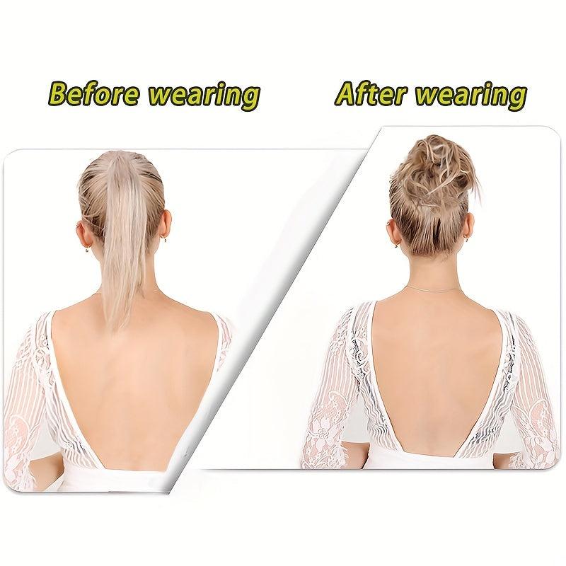 Messy Bun Hair Piece Synthetic Hair Extensions Ponytail Hairpiece