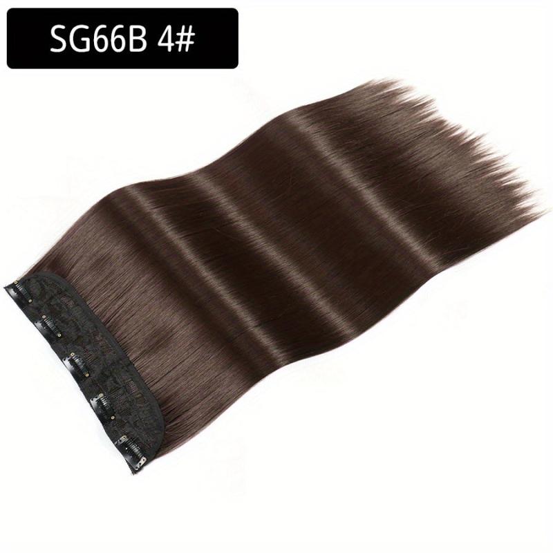 55 88 Cm 5 Clips In Long Straight Hair Extension 1 Pack 3 4 Full Head