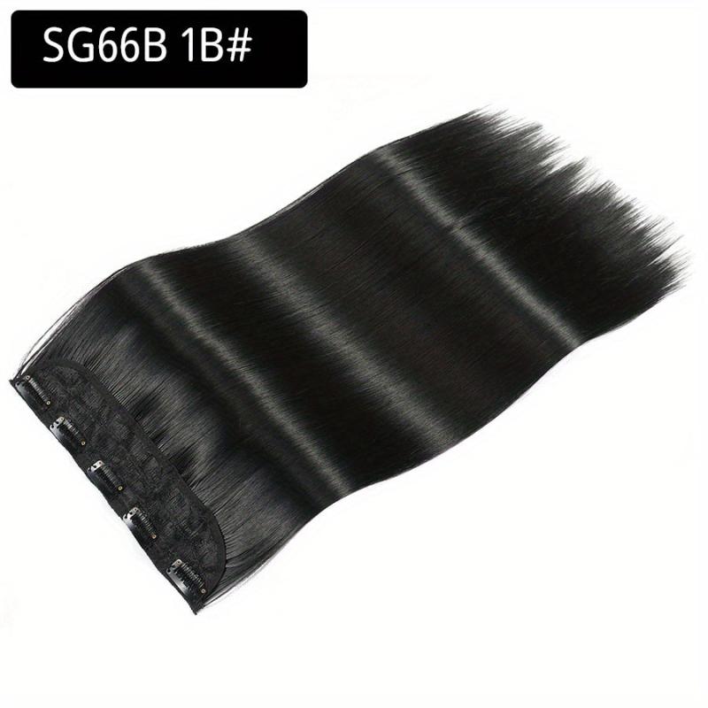 55 88 Cm 5 Clips In Long Straight Hair Extension 1 Pack 3 4 Full Head