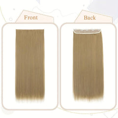55 88 Cm 5 Clips In Long Straight Hair Extension 1 Pack 3 4 Full Head