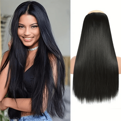 55 88 Cm 5 Clips In Long Straight Hair Extension 1 Pack 3 4 Full Head