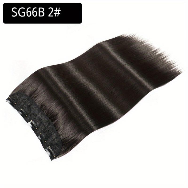 55 88 Cm 5 Clips In Long Straight Hair Extension 1 Pack 3 4 Full Head
