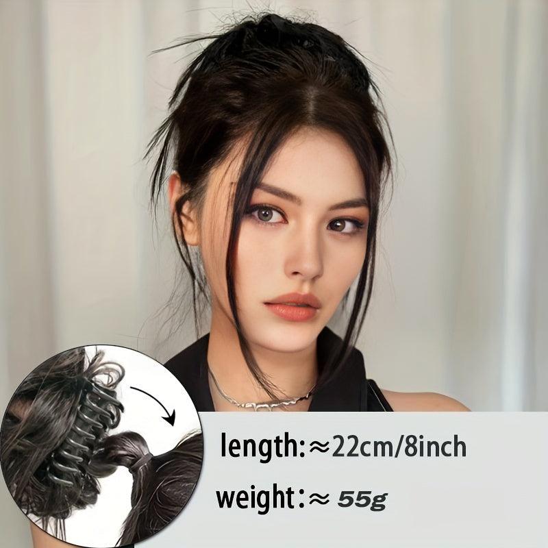 Long Straight Claw Ponytail Clip-In Hair Extensions for a Natural Look