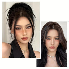 Long Straight Claw Ponytail Clip-In Hair Extensions for a Natural Look
