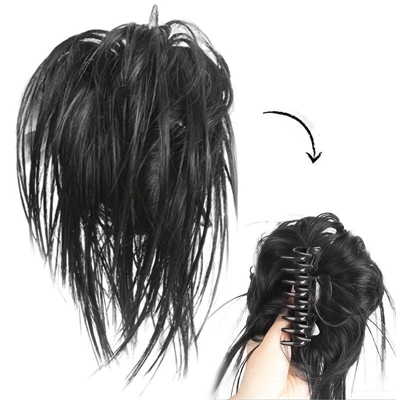 Long Straight Claw Ponytail Clip-In Hair Extensions for a Natural Look