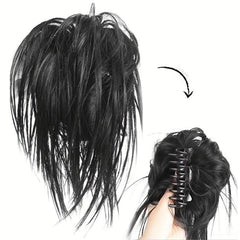 Long Straight Claw Ponytail Clip-In Hair Extensions for a Natural Look