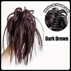 Long Straight Claw Ponytail Clip-In Hair Extensions for a Natural Look