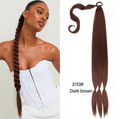 28 Cm DIY Long Synthetic Ponytail Extensions