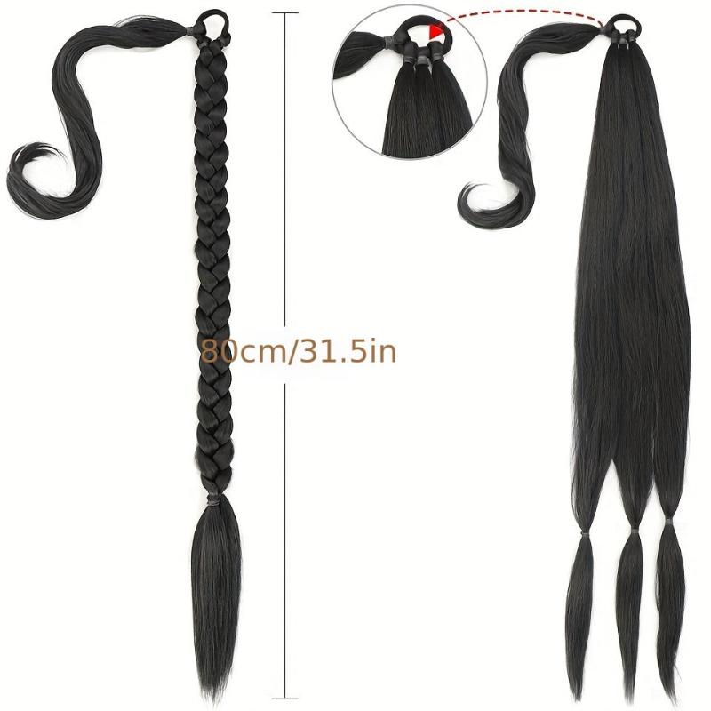 28 Cm DIY Long Synthetic Ponytail Extensions