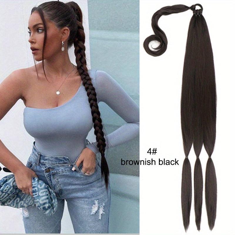 28 Cm DIY Long Synthetic Ponytail Extensions
