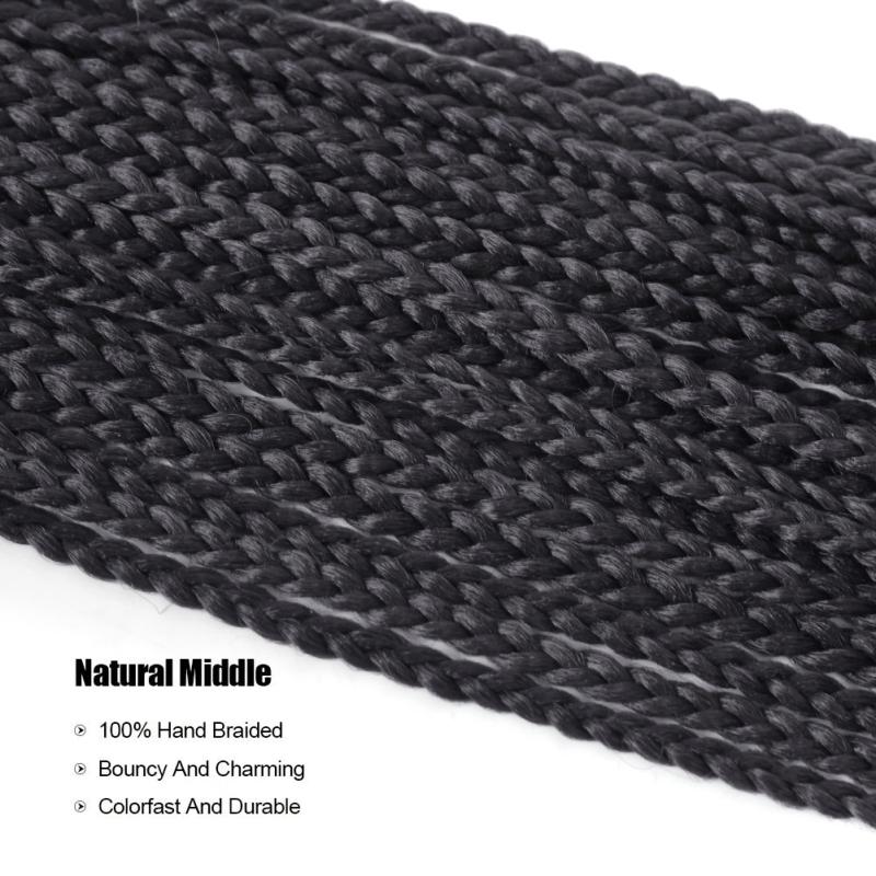 Crochet Box Braids Pre Looped Natural Crochet Hair Extension