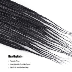 Crochet Box Braids Pre Looped Natural Crochet Hair Extension