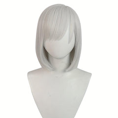 Short Silvery Anime Cosplay Wig for Party