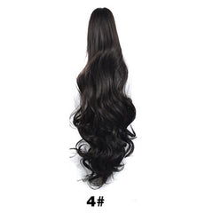 Blonde Wavy Curly Claw Ponytail Hair Extension