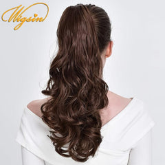 Blonde Wavy Curly Claw Ponytail Hair Extension
