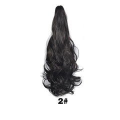 Blonde Wavy Curly Claw Ponytail Hair Extension