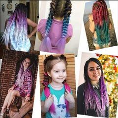 71 12 Cm Ombre Synthetic Hair Braids Jumbo Braiding Hair Extensions
