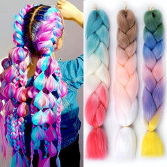 71 12 Cm Ombre Synthetic Hair Braids Jumbo Braiding Hair Extensions
