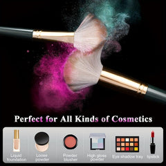 14pcs Makeup Brush Set with Travel Bag Professional Synthetic Brushes