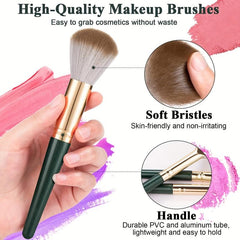 14pcs Makeup Brush Set with Travel Bag Professional Synthetic Brushes