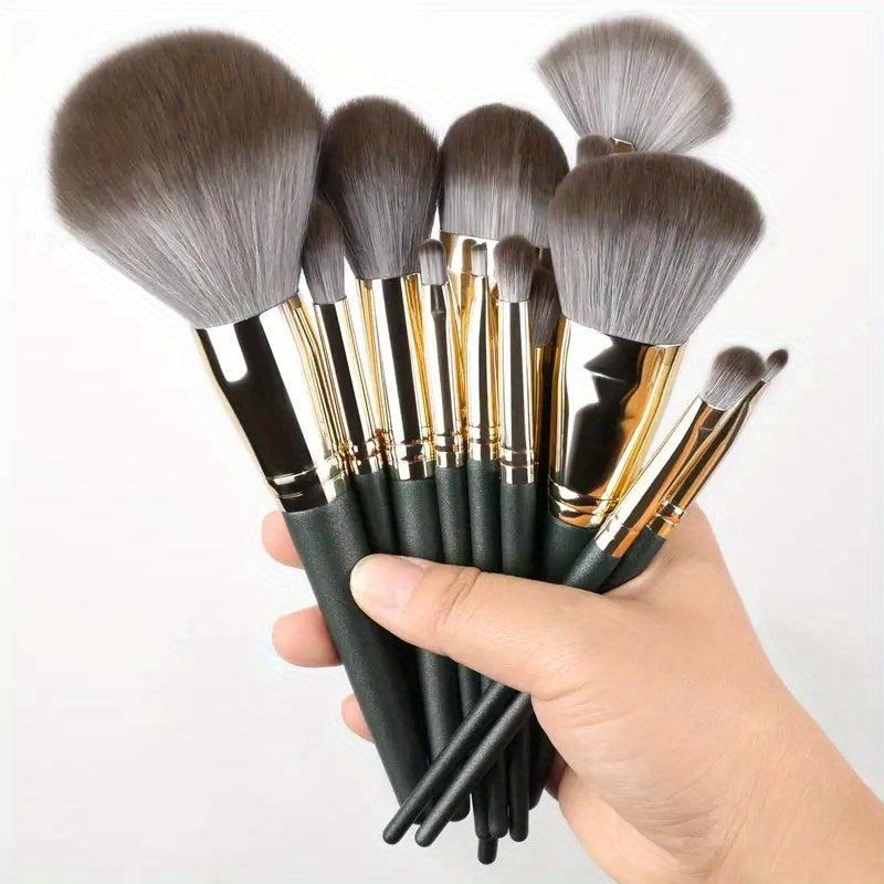 14pcs Makeup Brush Set with Travel Bag Professional Synthetic Brushes