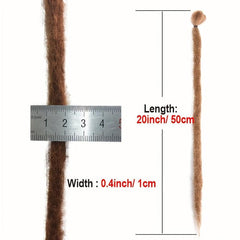 20 Synthetic Dreadlock Extensions Crochet Reggae Hair 10pcs Pack