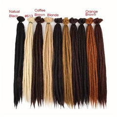 20 Synthetic Dreadlock Extensions Crochet Reggae Hair 10pcs Pack