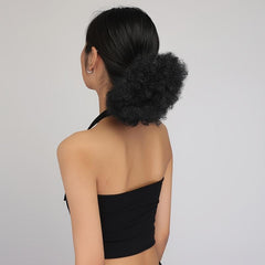 Afro Kinky Curly Ponytail Hair Extensions Drawstring Updo Hairpieces