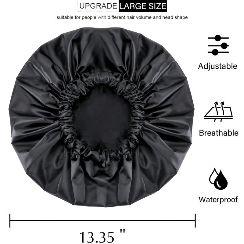 Silk Like Shower Cap for Virgin Hair Waterproof