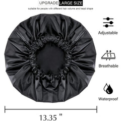 Silk Like Shower Cap for Virgin Hair Waterproof