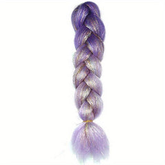 Colorful Jumbo Braiding Hair Extensions High Temperature Synthetic Fiber