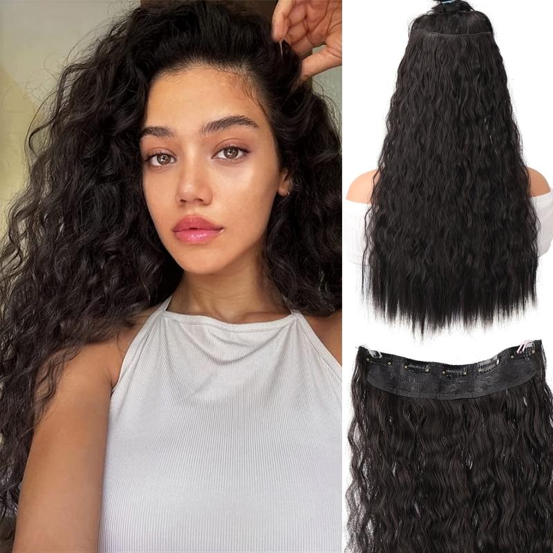 Synthetic Hair Extensions for Women Long Lasting Durable Fiber Hair Extensions